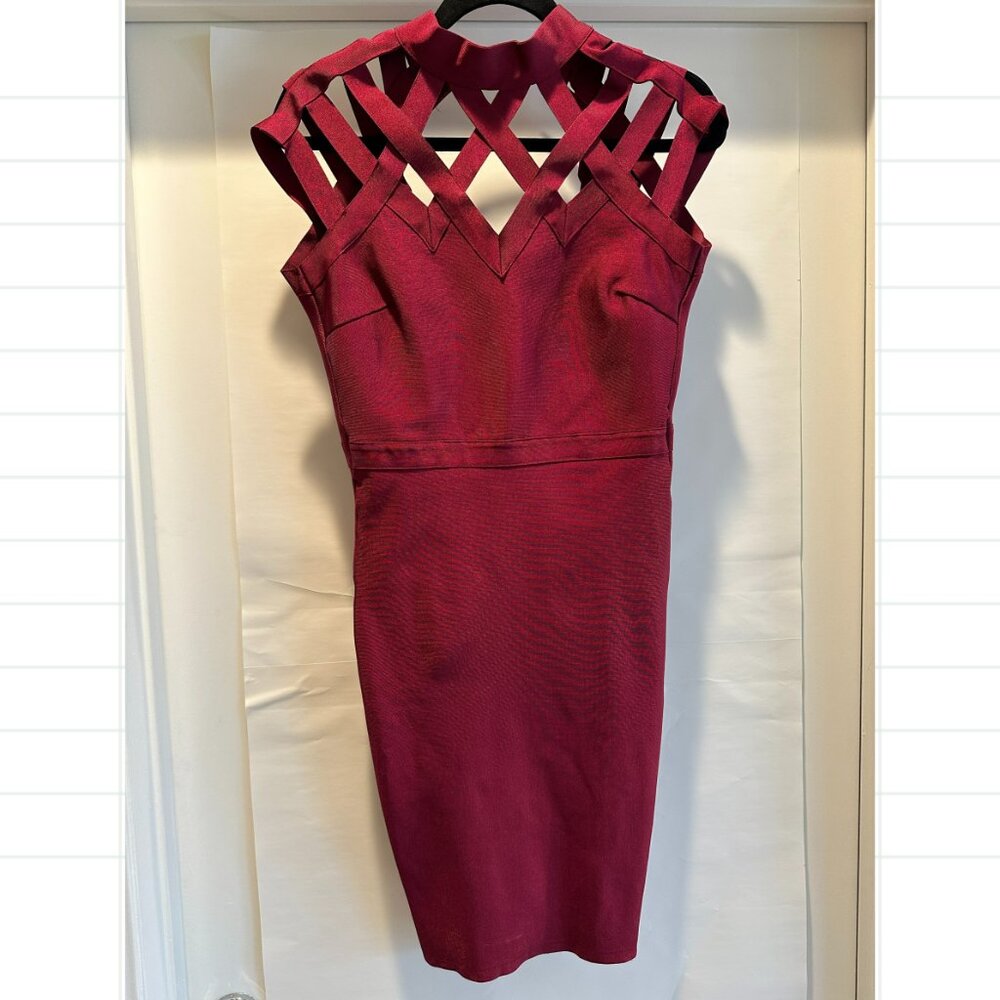Wow Couture Caged bandage dress